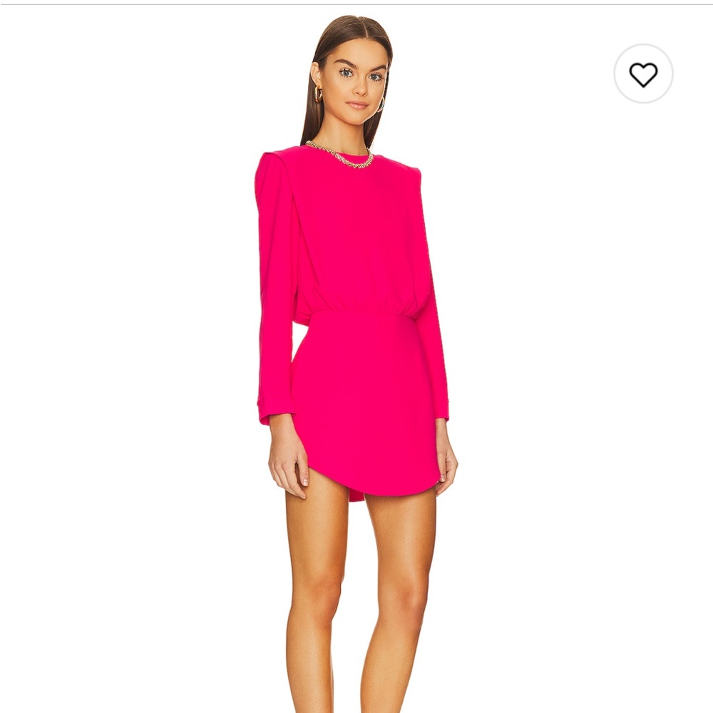 Amanda Uprichard. Baldwin Mini Dress in Passion Fruit. Size XL.